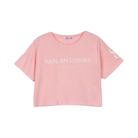 Tiffosi Παιδική κοντομάνικη μπλούζα Crop Lotus Tiffosi Παιδική κοντομάνικη μπλούζα Crop Lotus